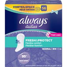 Dailies Fresh & Protect Flexistyle Normal Pads Purple Allways 54 Units