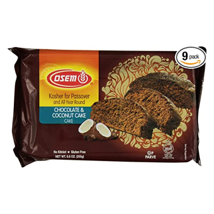 Chocolate & Coconut Cake (Passover) Osem 250 gr