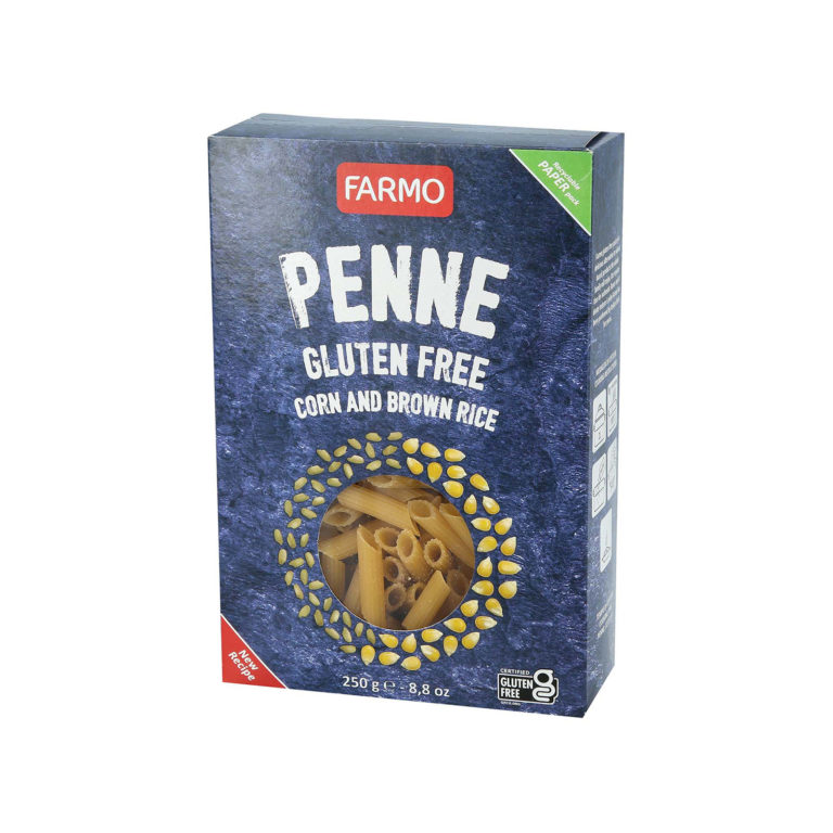 Gluten Free Penne based on Whole Brown Rice Farmo 250 gr