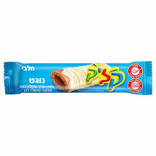 Click Nougat wafer bar covered with White chocolate (Passover) Uniliver 35 gr