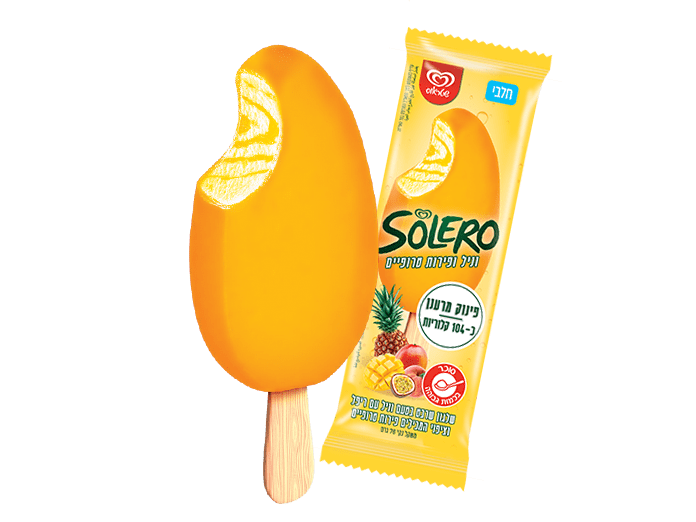 Solero - Tropical fruits cream Strauss 75 gr