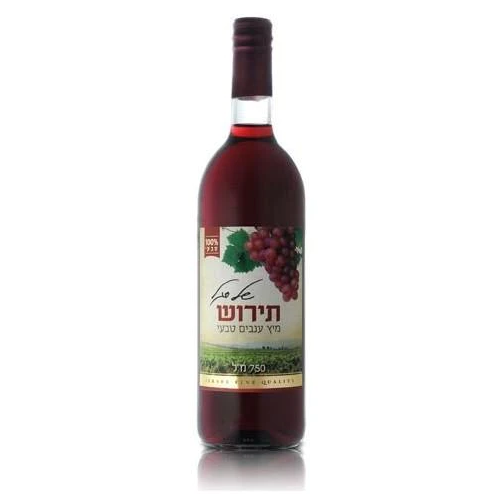 מיץ ענבים תירוש תירוש 750 מ"ל