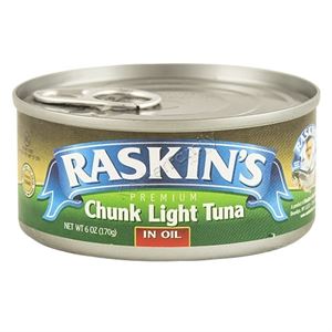 Chunk Light Tuna In Oil Raskins 170 gr