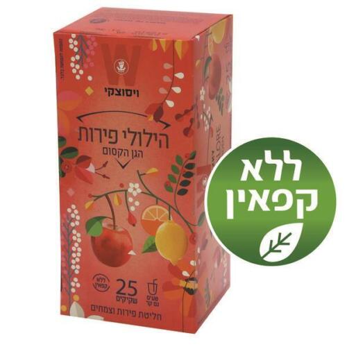 [DRY-1053] תה הילולי פירות וויסוצקי 25 יחידות