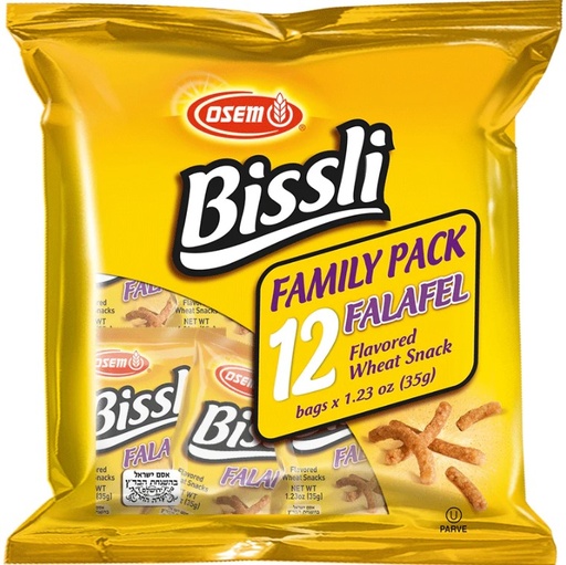 [DRY-1104] Bissli Falafel Mini Pack of 12 Osem 35 gr