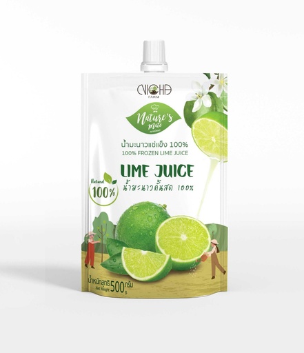 [FRZ-0130] Natural Lime Juice Frozen Nicha Farm 500 gr 