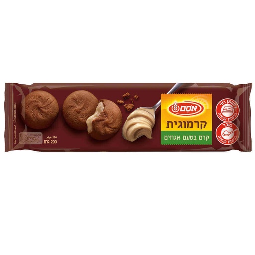 [DRY-1419] קרמוגית במילוי קרם אגוזים אסם 200 גרם