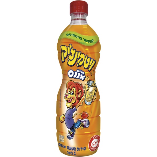 [DRY-0401] וויטמינצ'יק סירופ בטעם אננס עסיס 1 ליטר