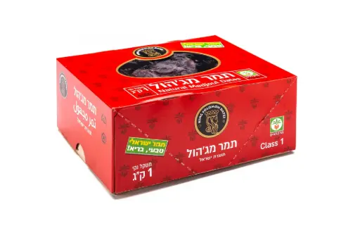 [DRY-1552] תמרים מג'הול המלך שלמה 1 קילו