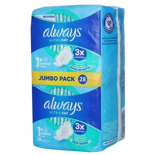 [DRY-1468] Ultra Day Extra 3x Protect Jumbo Always 1 Unit