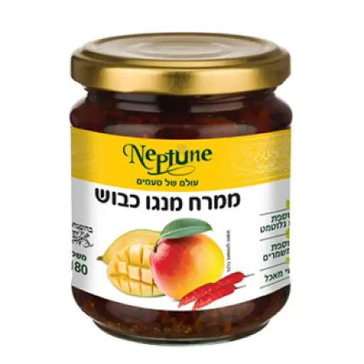 [DRY-1602] ממרח מנגו כבוש נפטון 180 גרם