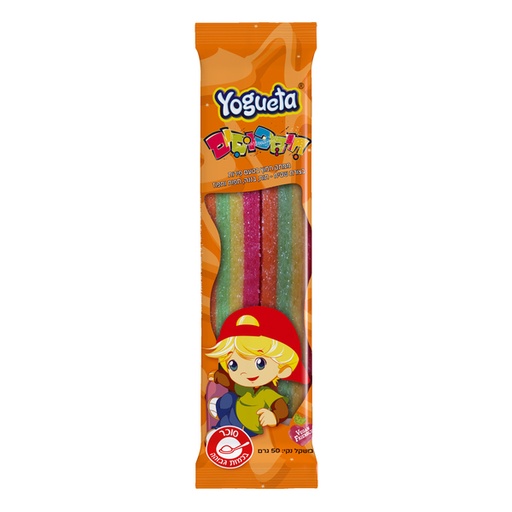 [DRY-1727] Sour Belts Candy Strawbery, Banana, Apple , Orange Yogueta 50 gr