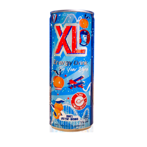 [BEV-0086] XL Energy Drink Apricot & Peach Flavor XL 250 ml