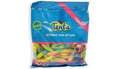 [DRY-1814] Gummy Candies Sour  Candy Tente 500 gr