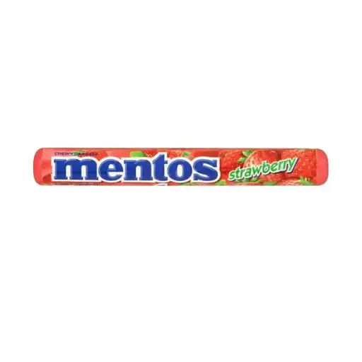 [DRY-2046] Mentos Roll Strawberry Flavor Mentos 37.5 gr