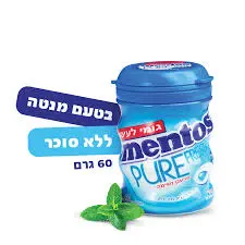 [DRY-2050] מנטוס מסטיק בטעם מנטה מנטוס 60 גרם