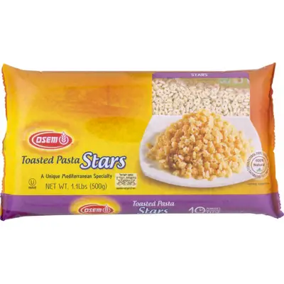 [DRY-2079] Ptitim Baked Pasta Stars (EN) Osem 500 gr