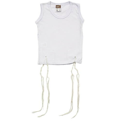 [JDC-0232] Kids Tzizit Tanktop Size 12 A.A 1 Unit