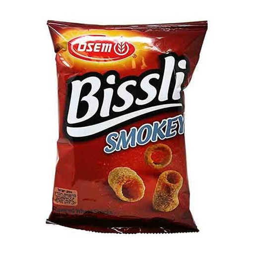 [DRY-0539] Bissli Smokey Flavor Wheat Snack Osem 70 gr