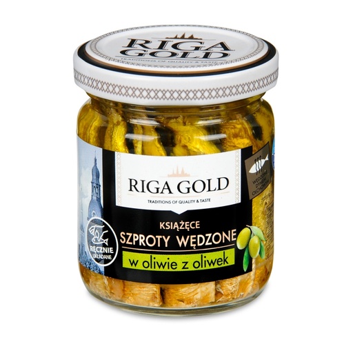 [DRY-0812] Smoked Sprat Fish in Olive Oil Royal Riga 100 gr