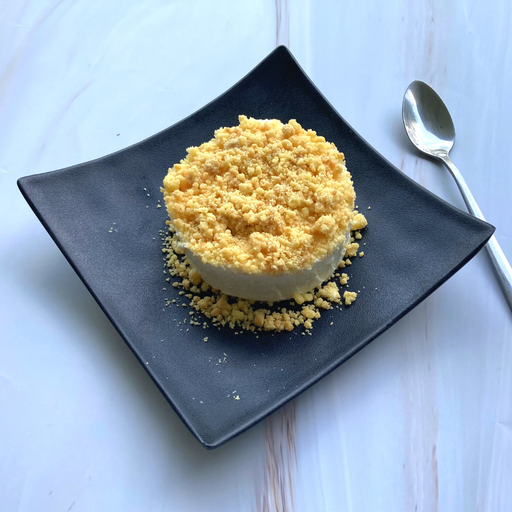 [BAK-0055] Crumbed Cheese Cake Personal 